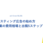 リスティング広告の始め方｜中小企業の費用相場と出稿5ステップ
