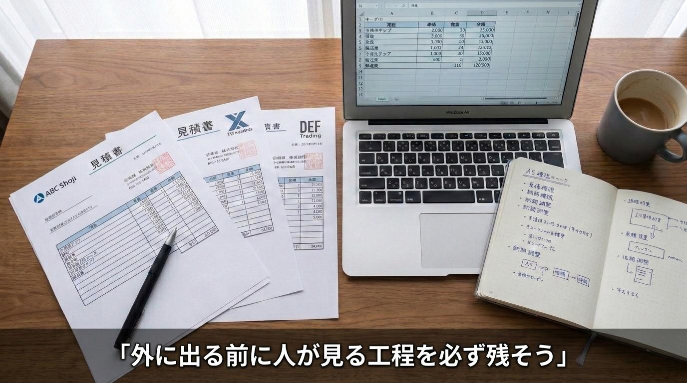 外に出る前に人が見る工程を必ず残そう