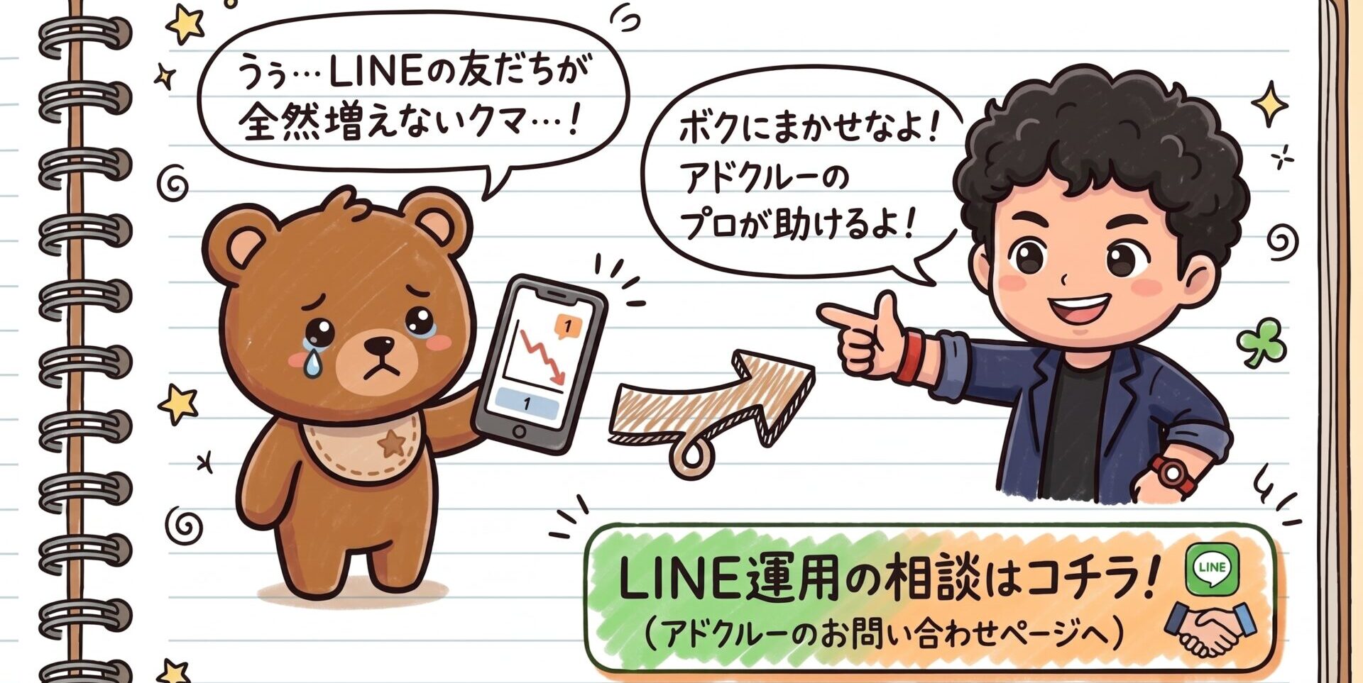 LINE運用の相談はこちら